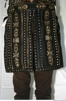  Photos Medieval Brown Vest on white shirt 2 Historical Clothing brown vest leather vest leg lower body medieval vest 0003.jpg